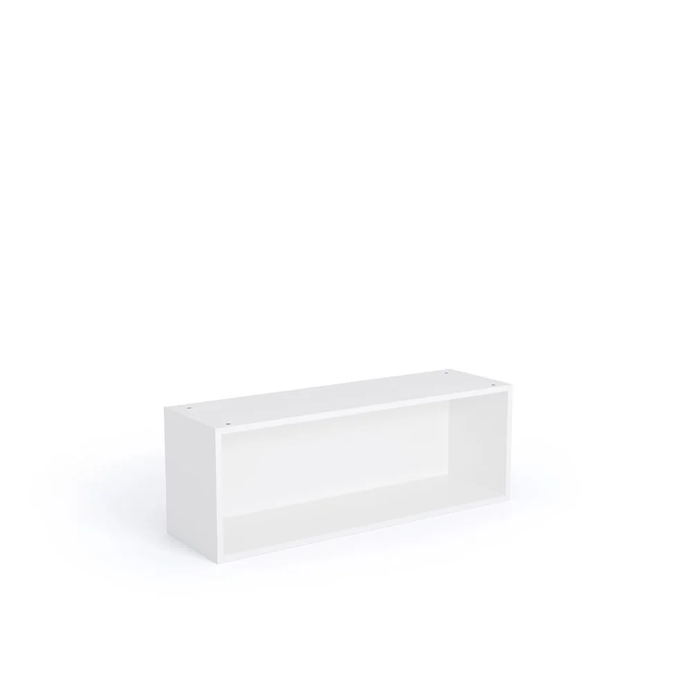 600mm Flat Pack Kitchen Bridging Cabinet 360mm High White