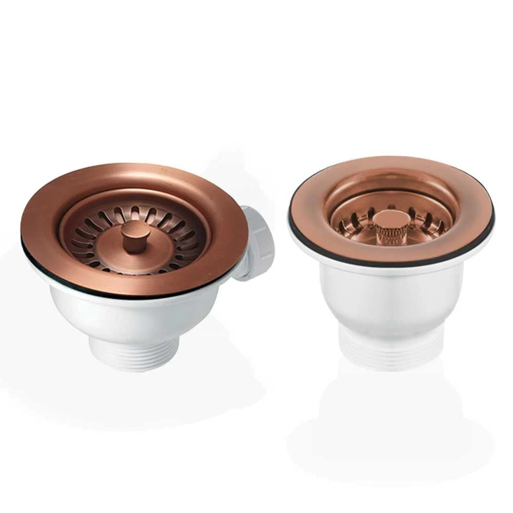 90 & 65mm Basket Strainer Waste for Astini, RAK, Rangemaster Ceramic Sink XK186+MBSWSS85-90 - Image 2