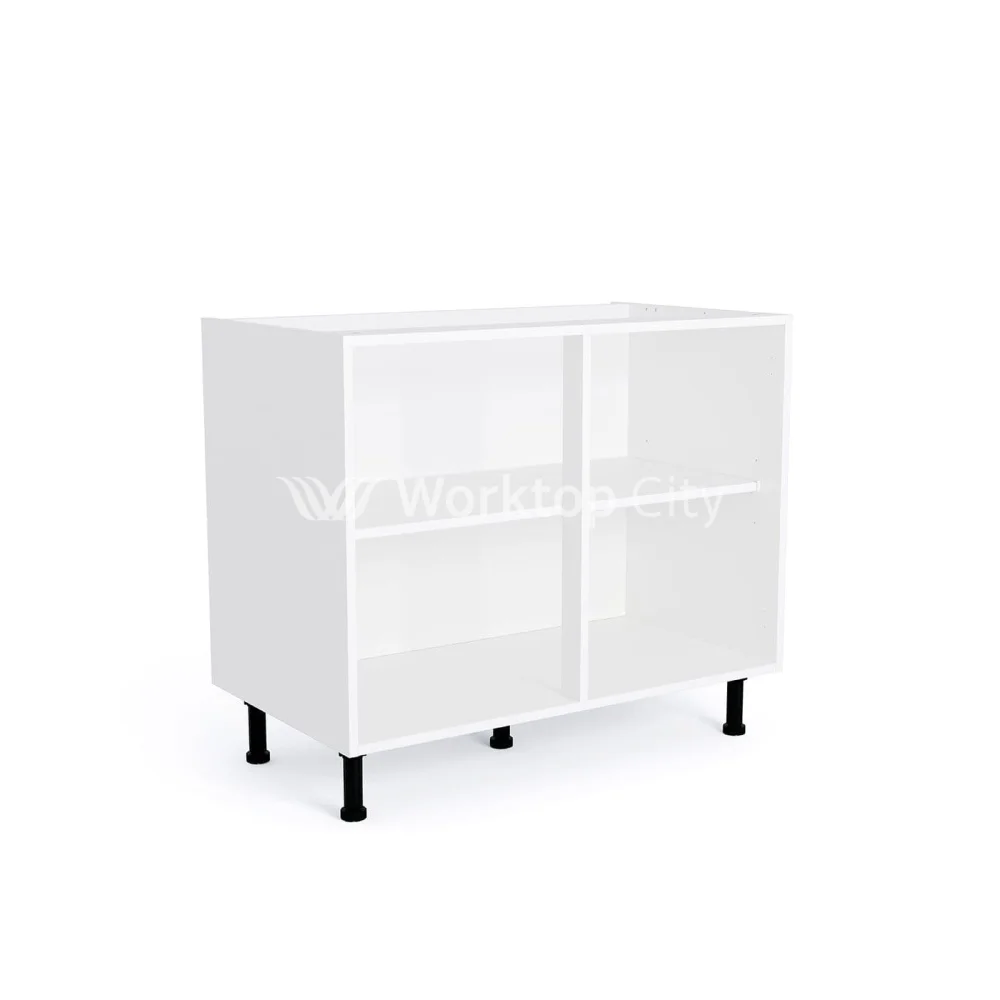 900mm Flat Kitchen Base Cabinet White