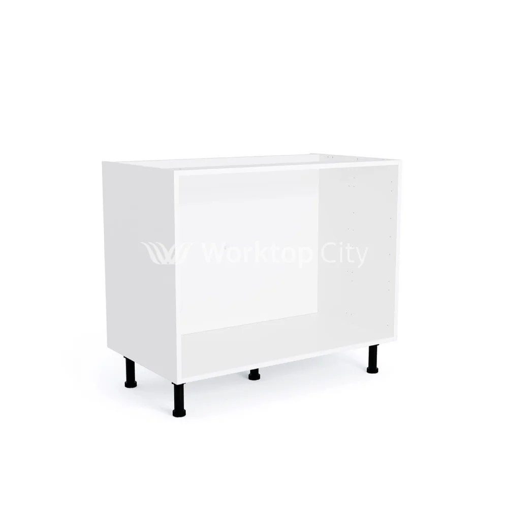 900mm Flat Pack Kitchen Drawer Cabinet White