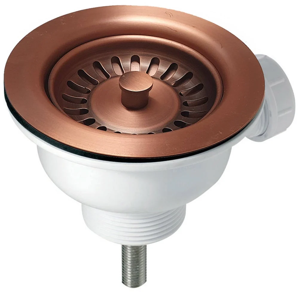 90mm Basket Strainer Waste for Astini, RAK, Rangemaster Ceramic Sink - Image 5