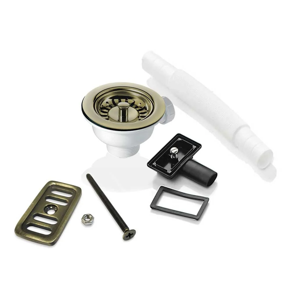 90mm Waste and Overflow for Astini, RAK, Rangemaster Ceramic Sink - Image 5