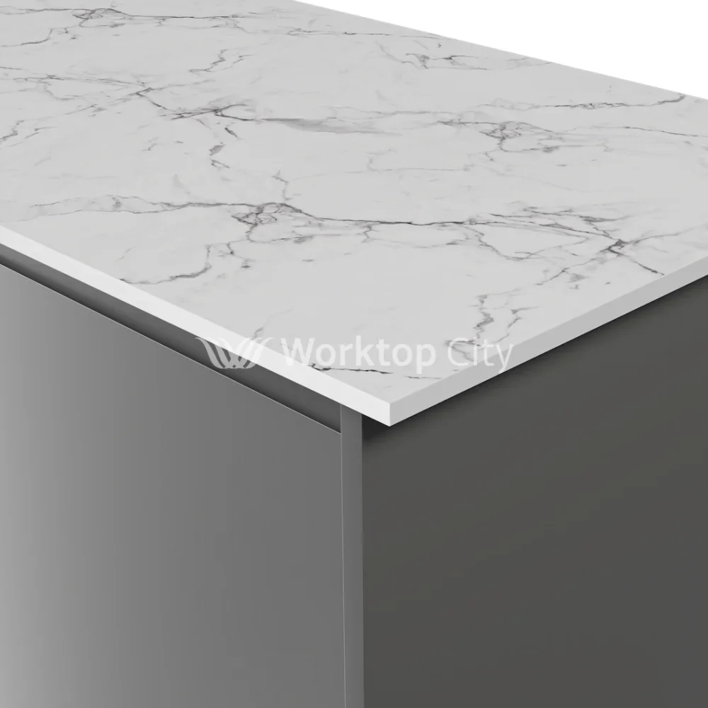 Aria F3460 Calacatta Marble - Satin NDF Texture - White Core - Image 3