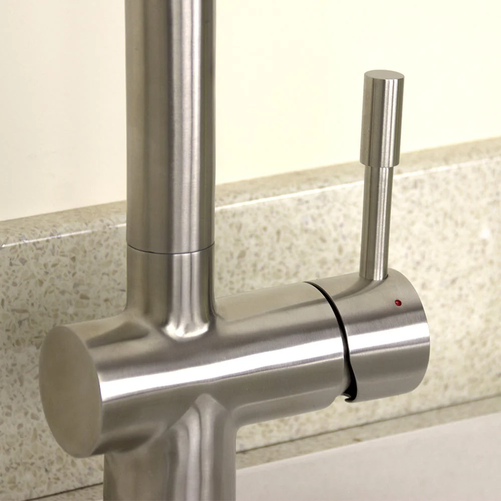 Astini Abele Brushed Stainless Steel Pullout Rinser Kitchen Sink Mixer Tap HK67 - Image 9