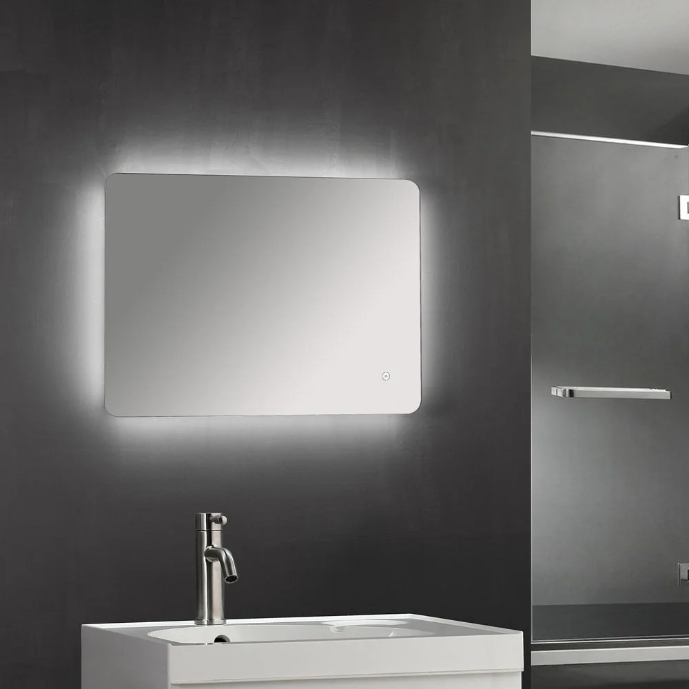 Astini Bea Touch Mirror with Backlit LED & Demist 800x600mm