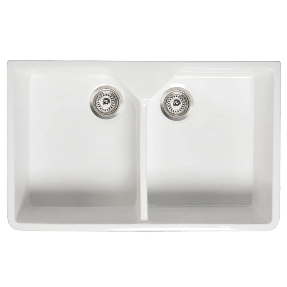 Astini Belfast 800 2.0 B Ceramic Kitchen Sink, Waste & Colonial 7018/CP/WL Tap - Image 6