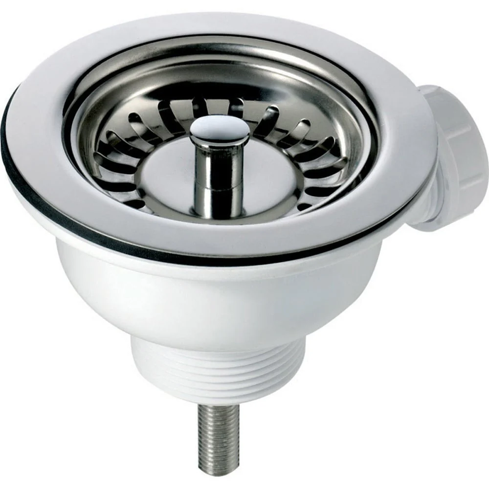 Astini Belgrave 760 1.0 Bowl White Ceramic Kitchen Sink with Waste Options - Image 3