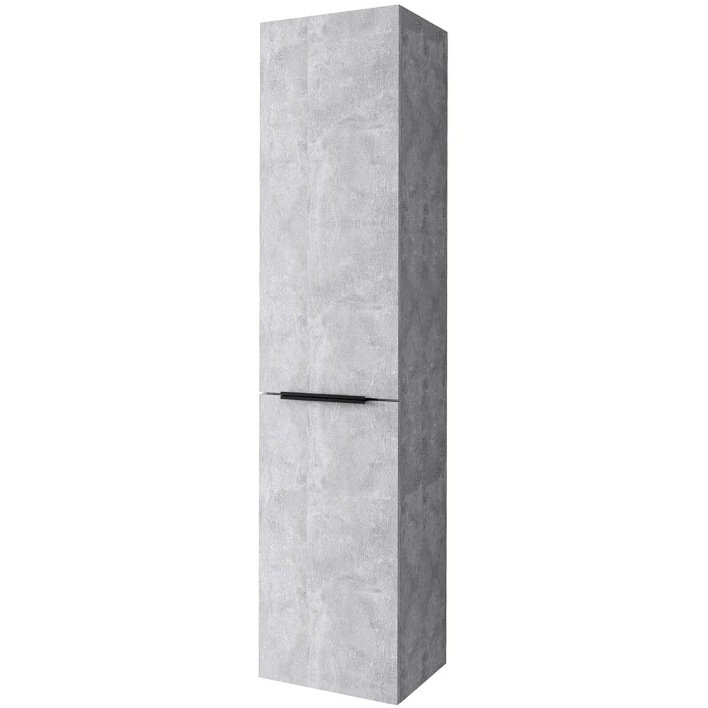Astini Bendrinis Conrete Two Door 425mm Tall Boy with Black Handles