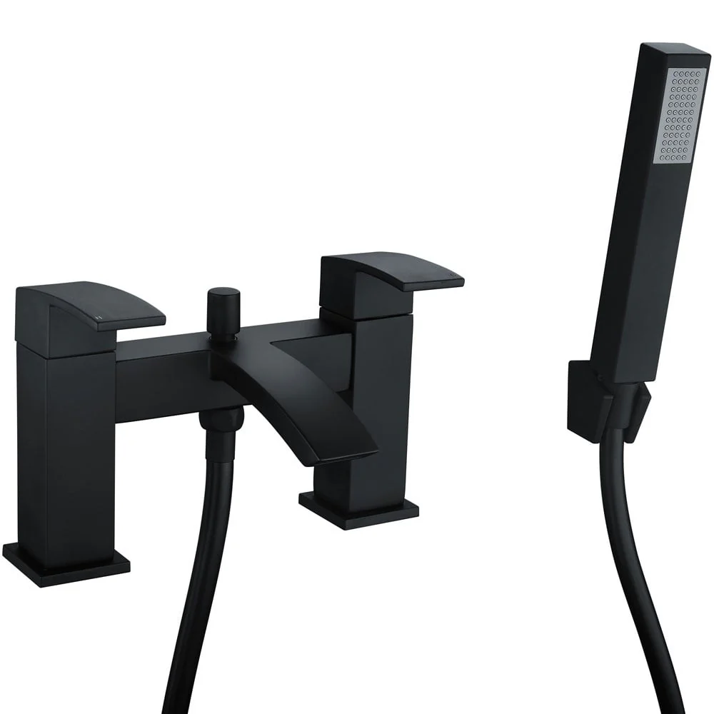 Astini Brecon Orca Black Bathroom Bath Shower Mixer Tap TIS5058
