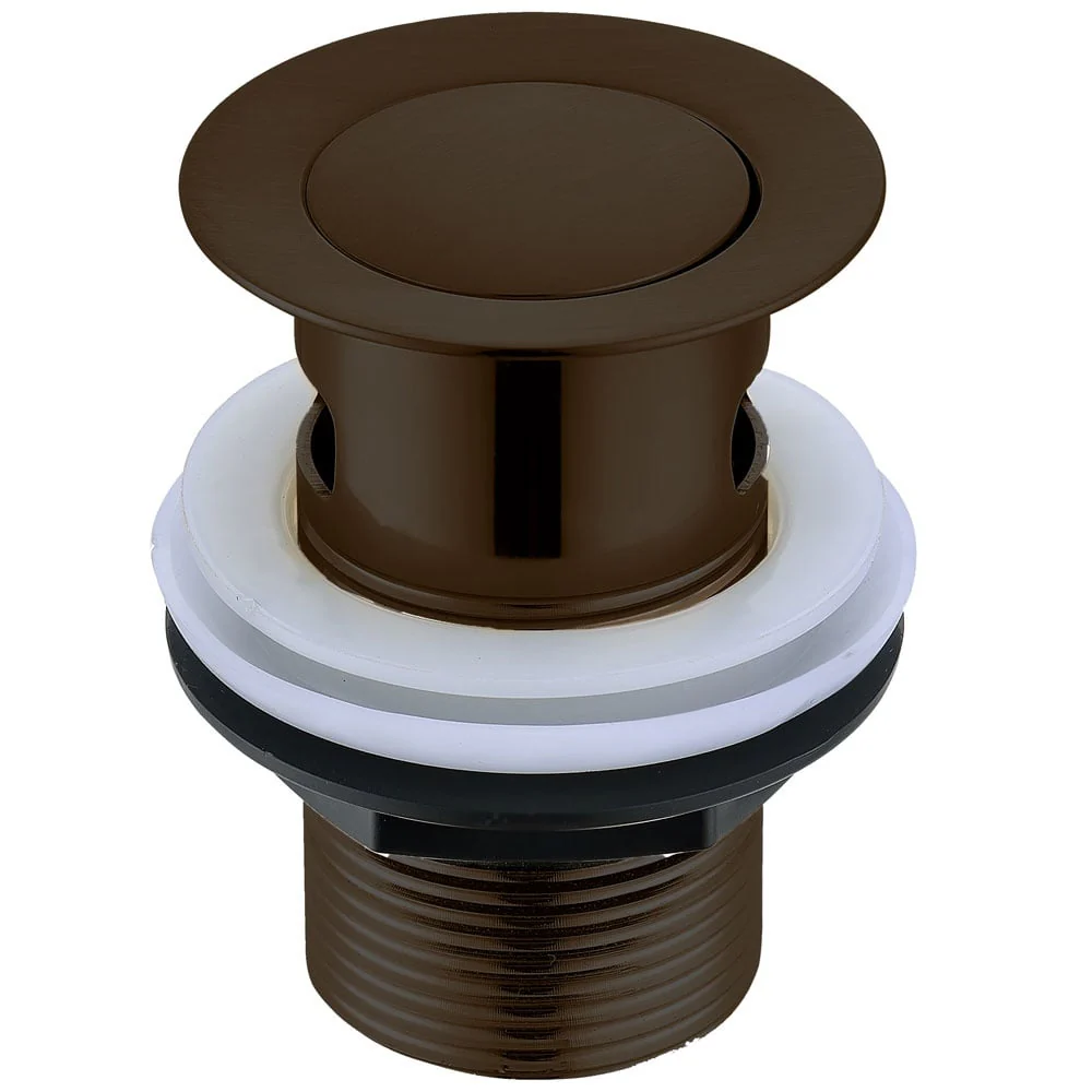 Astini Brushed Bronze Click Clack Slotted Basin Waste