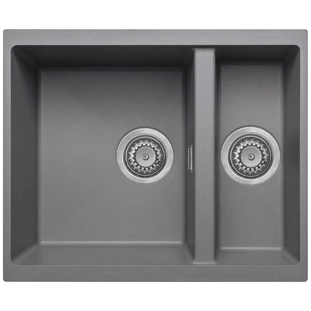 Astini Dante 1.5 Bowl Granite Reversible Undermount Kitchen Sink & Waste - Image 4