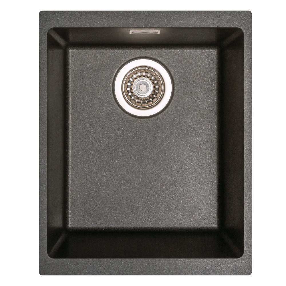 Astini Dante 340 1.0 Bowl Granite Undermount Kitchen Sink & Waste - Image 4