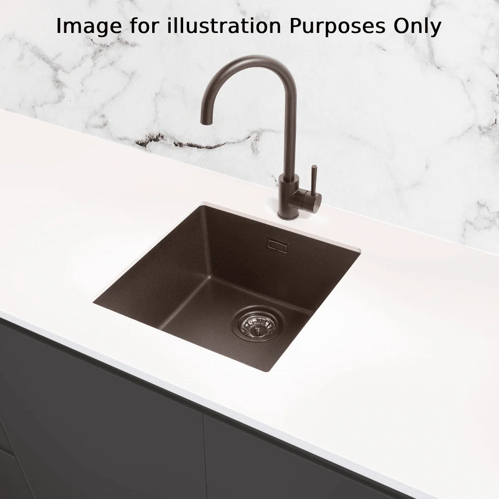 Astini Dante 400 1.0 Bowl Granite Undermount Kitchen Sink & Waste - Image 5