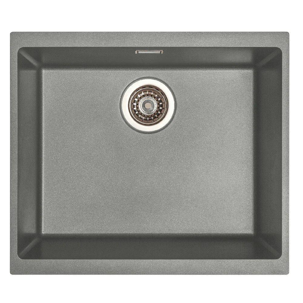 Astini Dante 500 1.0 Bowl Granite Undermount Kitchen Sink & Waste - Image 2