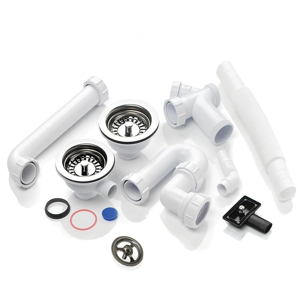 Astini Desire 150 1.5 Bowl Gloss White Ceramic Kitchen Sink, Waste & 5E Tap - Image 10