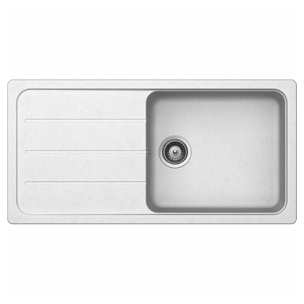 Astini Elmo 100L 1.0 Bowl Granite Reversible Kitchen Sink & 5E Tap - Image 4