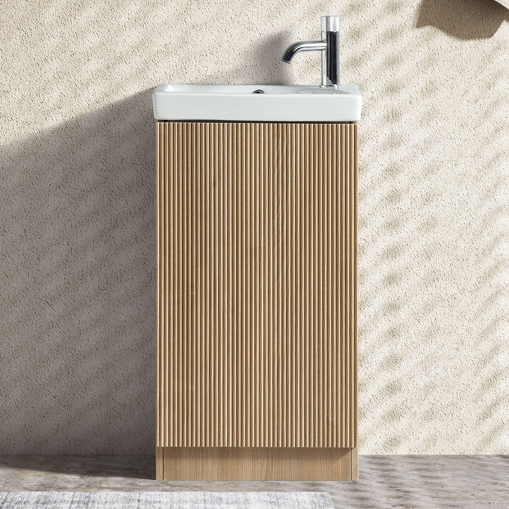 Astini Flauto 460mm Mini Cloakroom Vanity Unit - Image 2