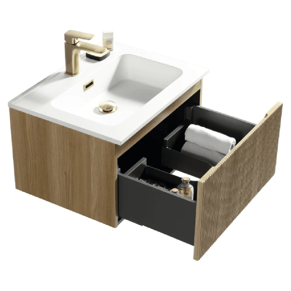 Astini Flauto 600 Wall Hung Vanity Unit & Basin - Image 6