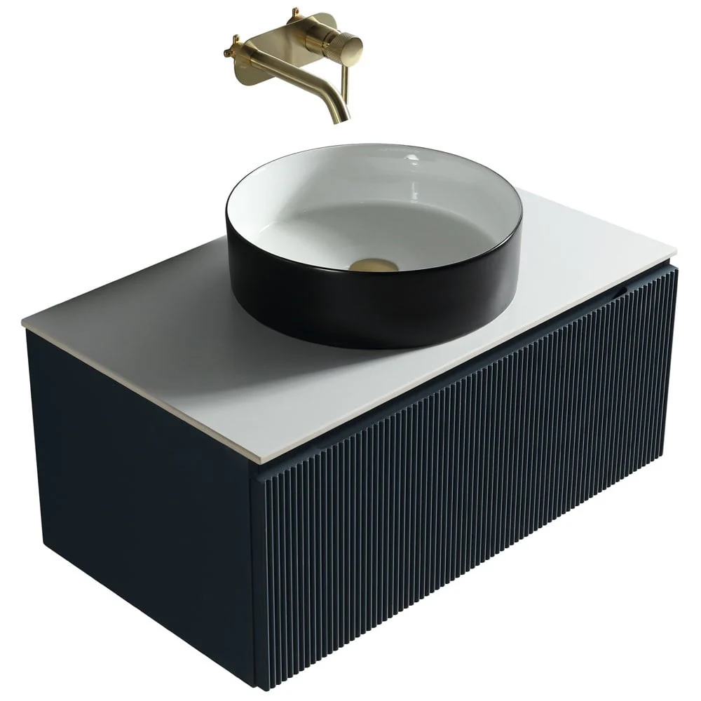 Astini Flauto 600mm Wall Hung Vanity Unit With Counter Top - Image 12