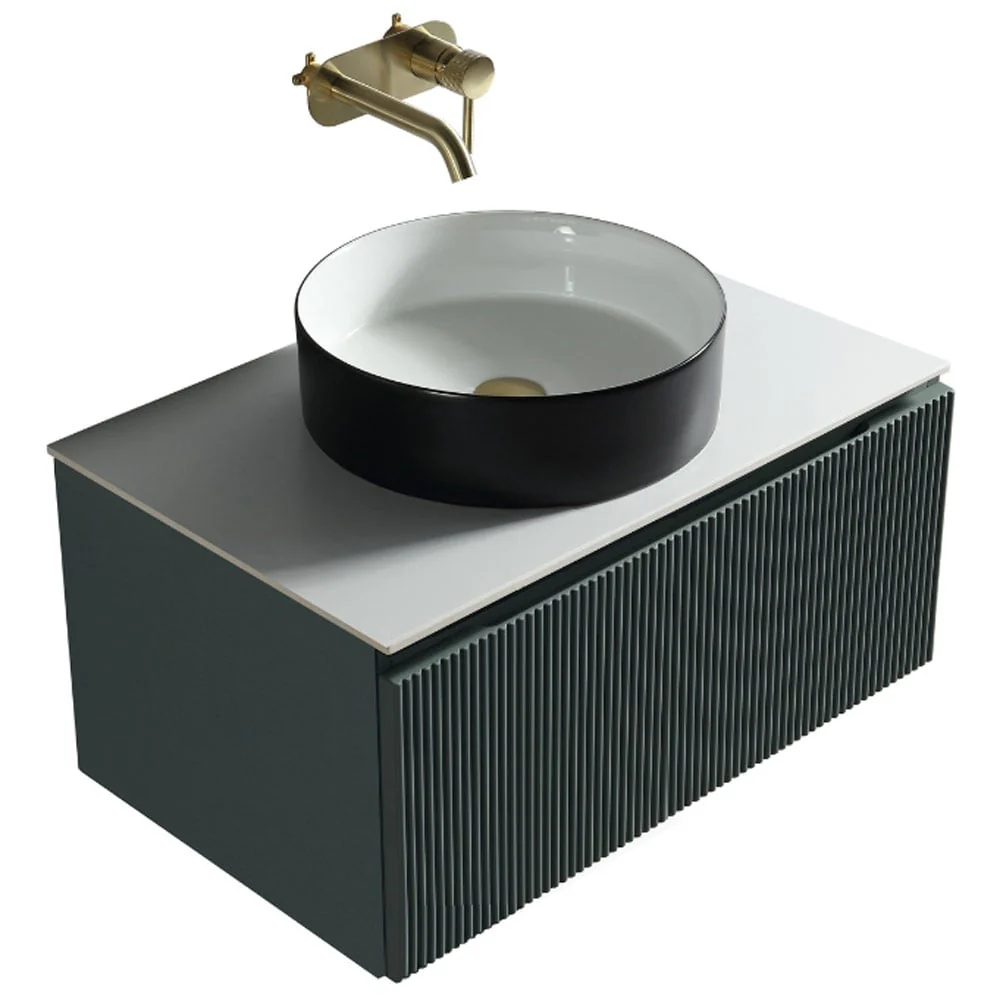 Astini Flauto 600mm Wall Hung Vanity Unit With Counter Top - Image 16