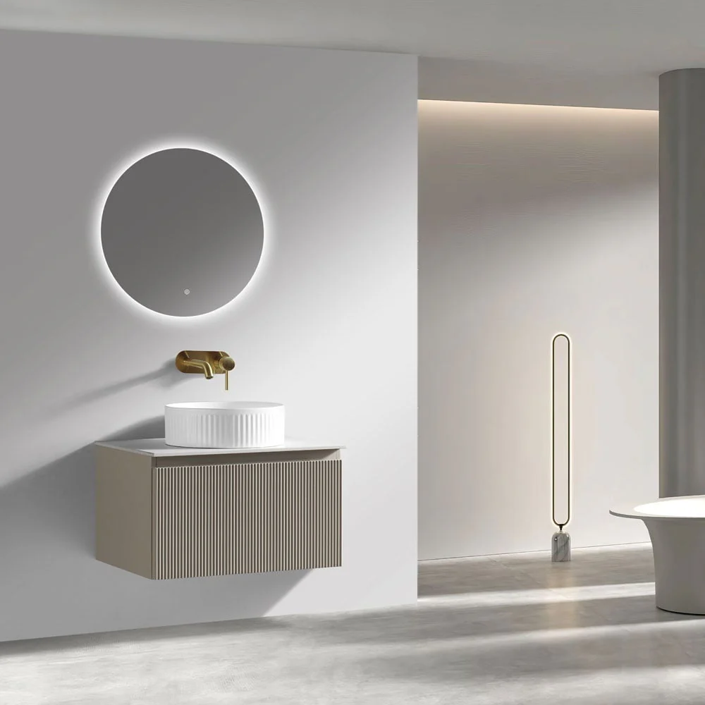 Astini Flauto 600mm Wall Hung Vanity Unit With Counter Top - Image 18