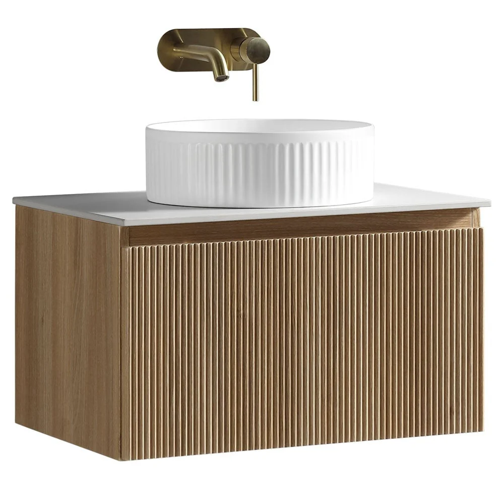 Astini Flauto 600mm Wall Hung Vanity Unit With Counter Top - Image 8