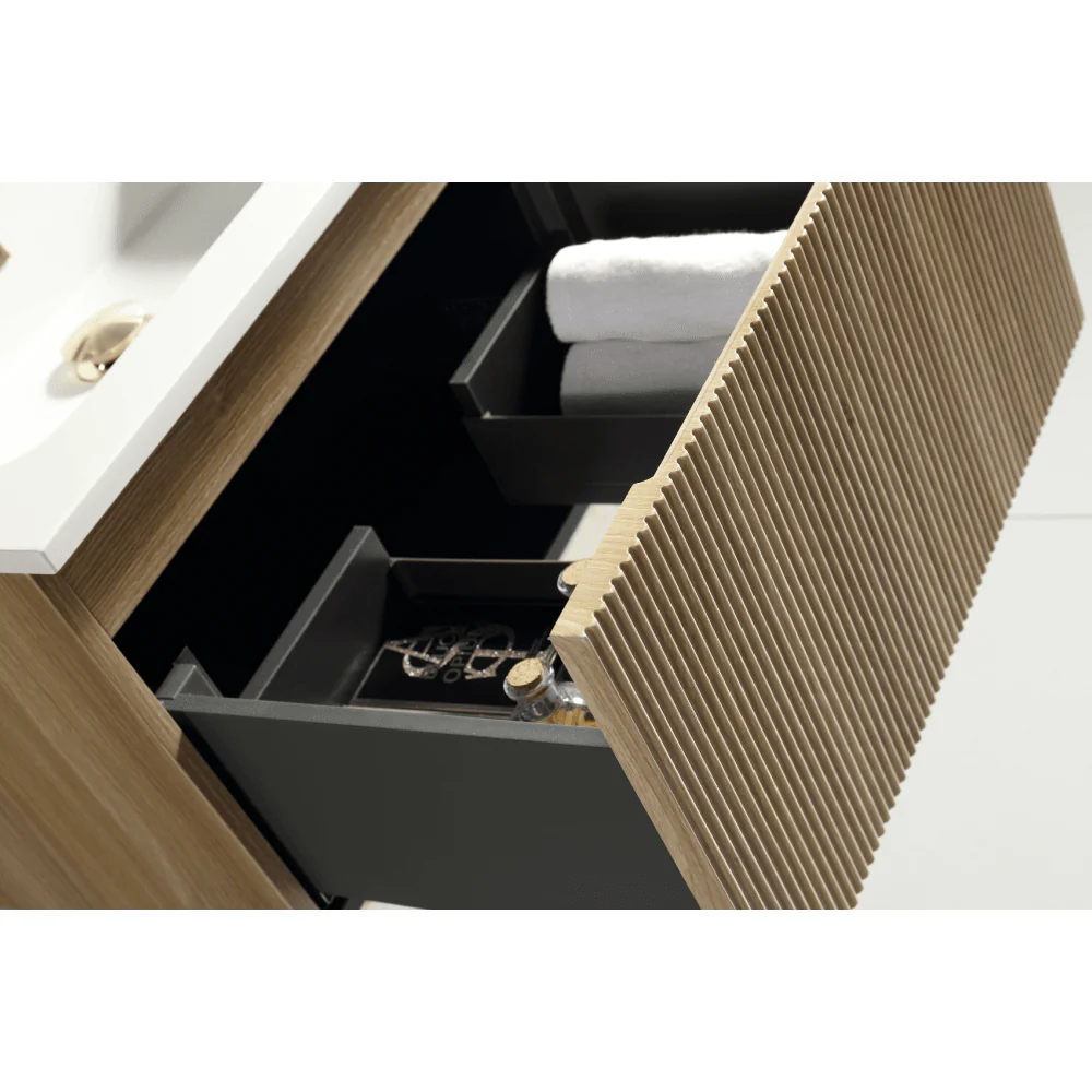 Astini Flauto 800 Wall Hung Vanity Unit & Basin - Image 11