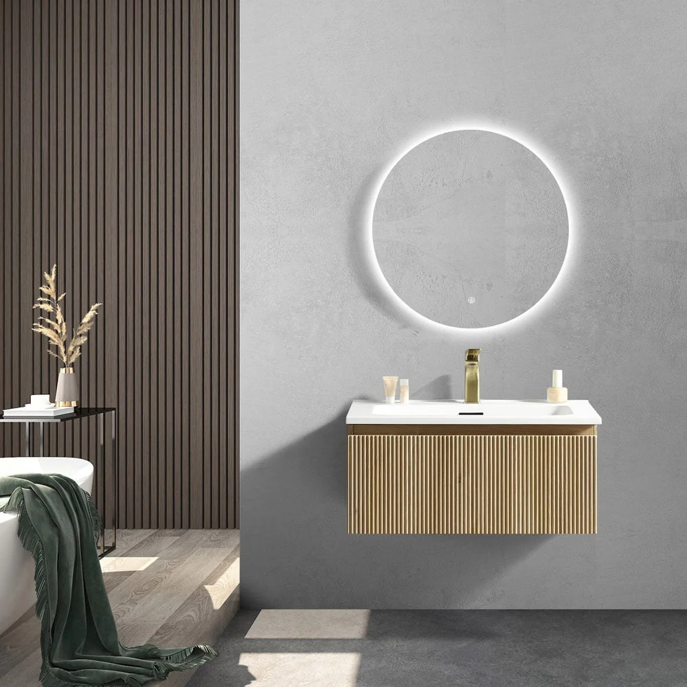 Astini Flauto 800 Wall Hung Vanity Unit & Basin - Image 6