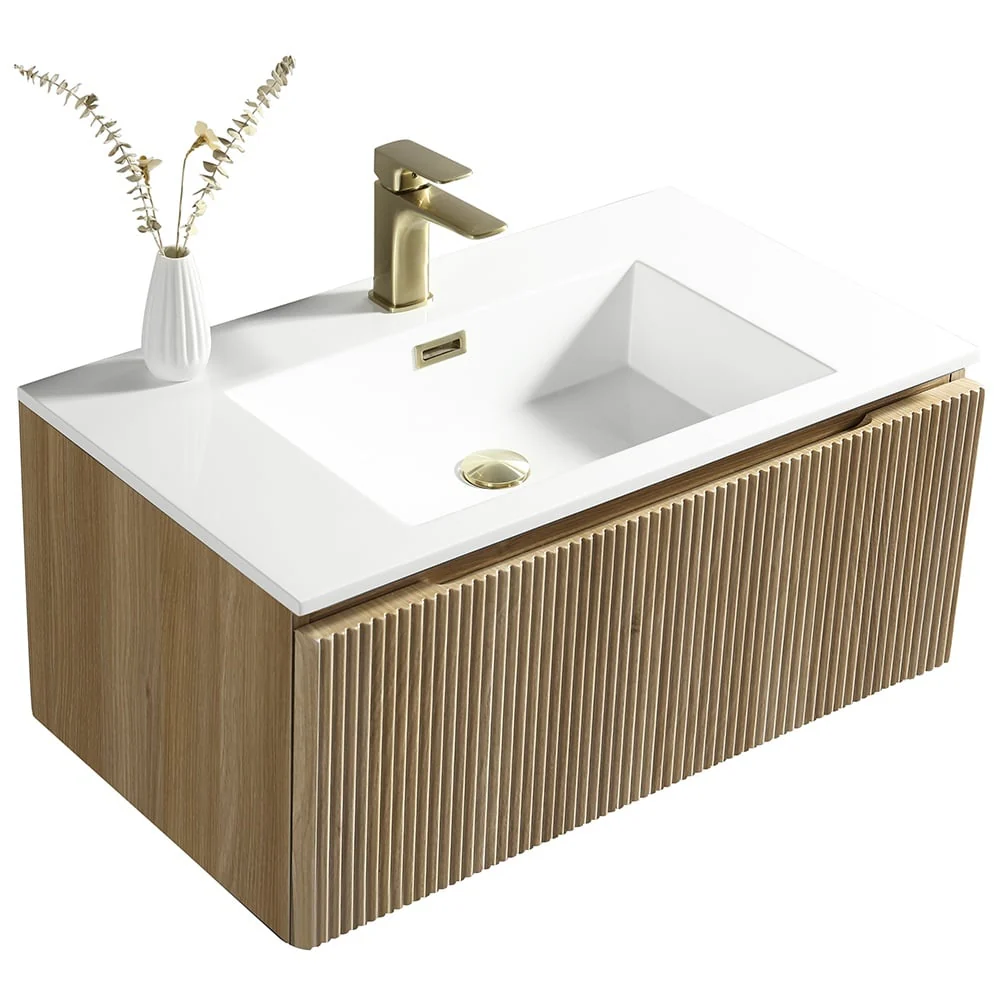 Astini Flauto 800 Wall Hung Vanity Unit & Basin - Image 9