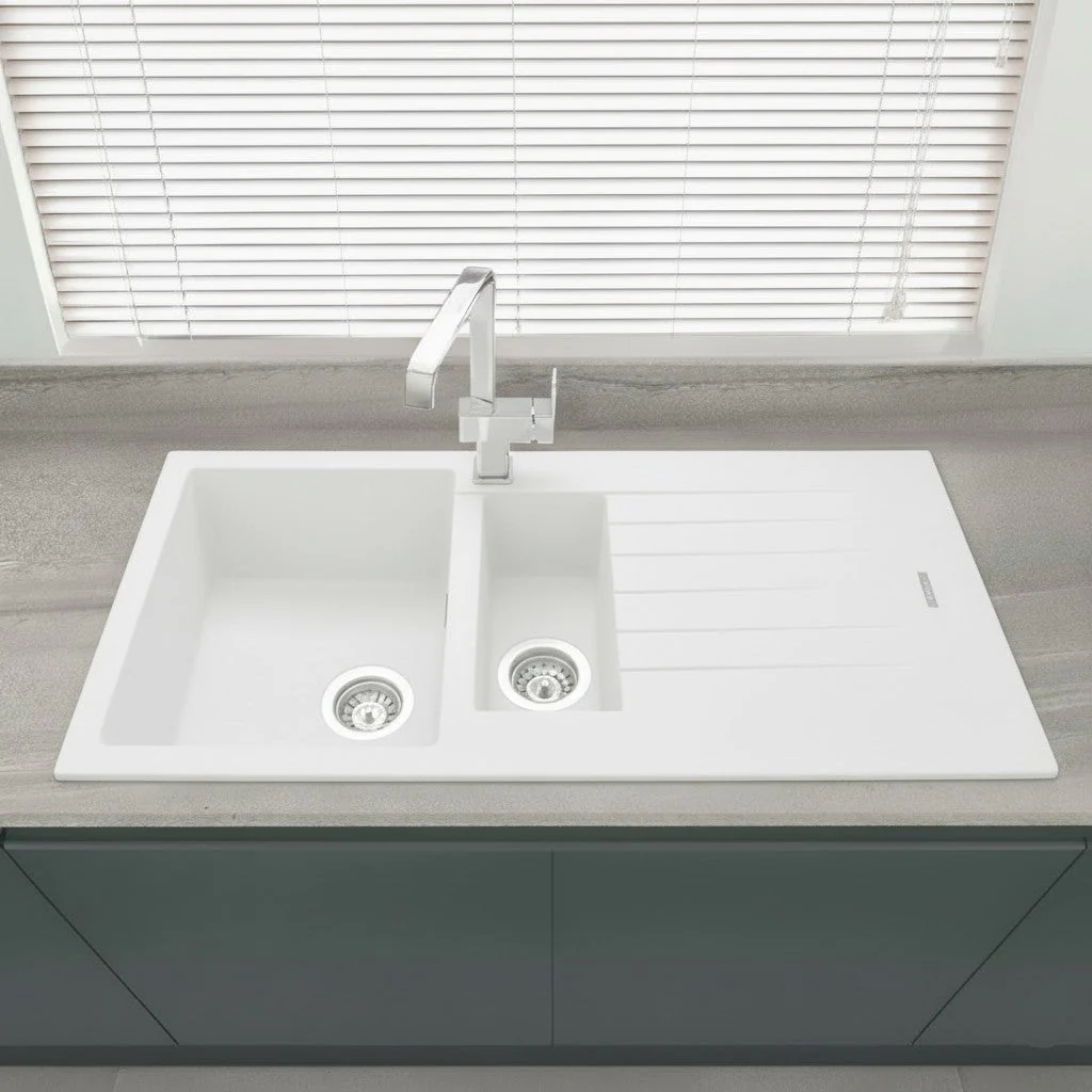 Astini Gianni 1.5 Bowl Granite Kitchen Sink & Waste