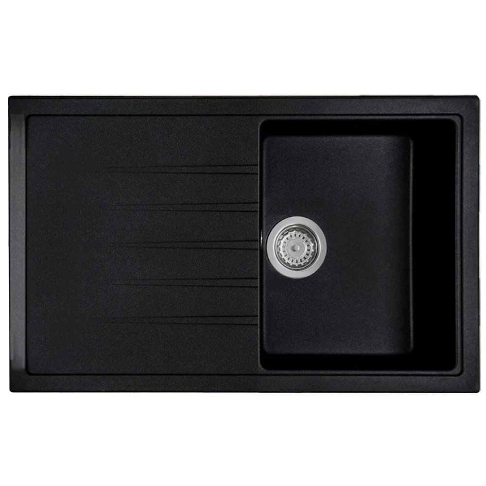 Astini Gianni Compact 1.0 Bowl Granite Kitchen Sink & Waste - Image 4