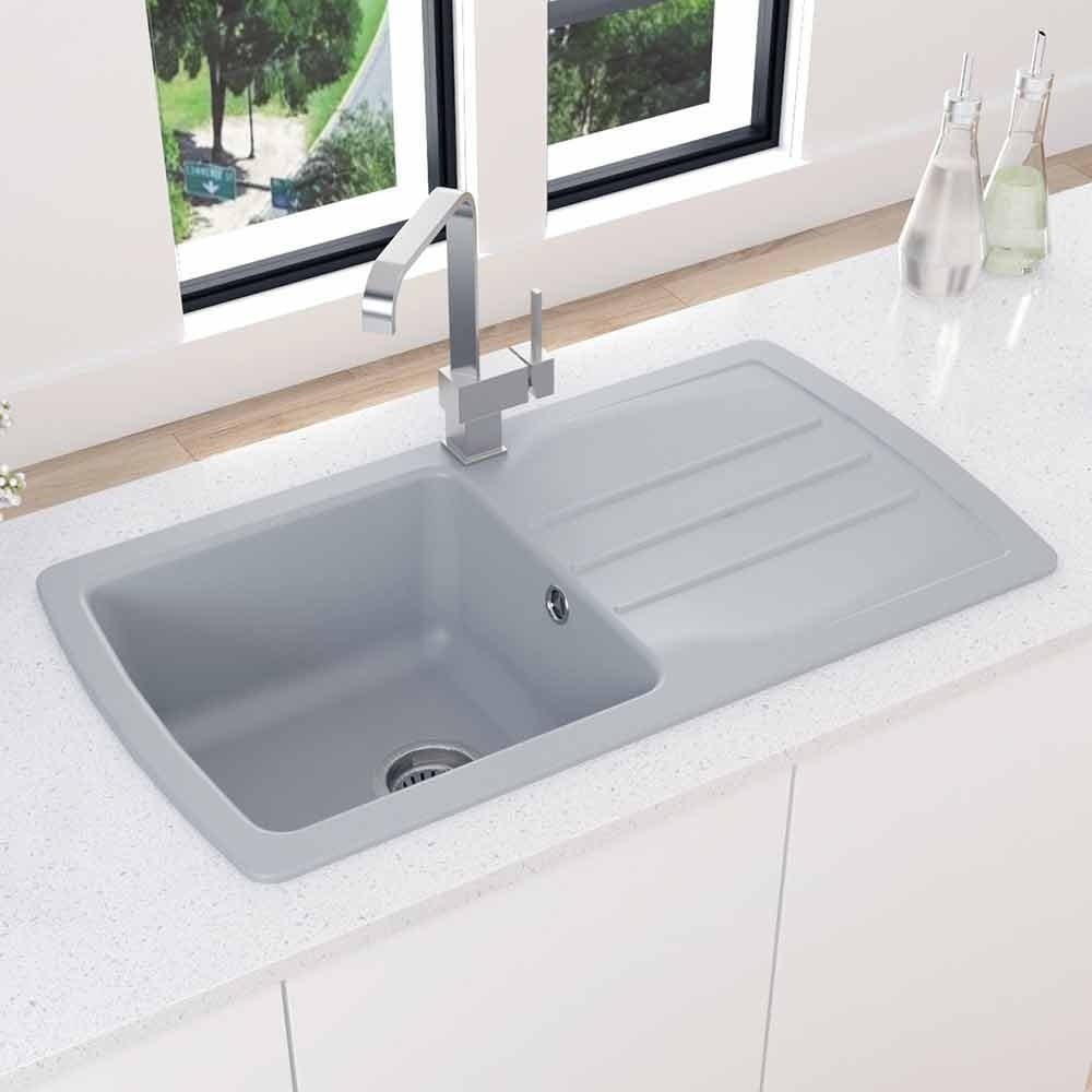 Astini Harrison 1.0 Bowl Composite Synthetic Kitchen Sink & Waste - Image 2