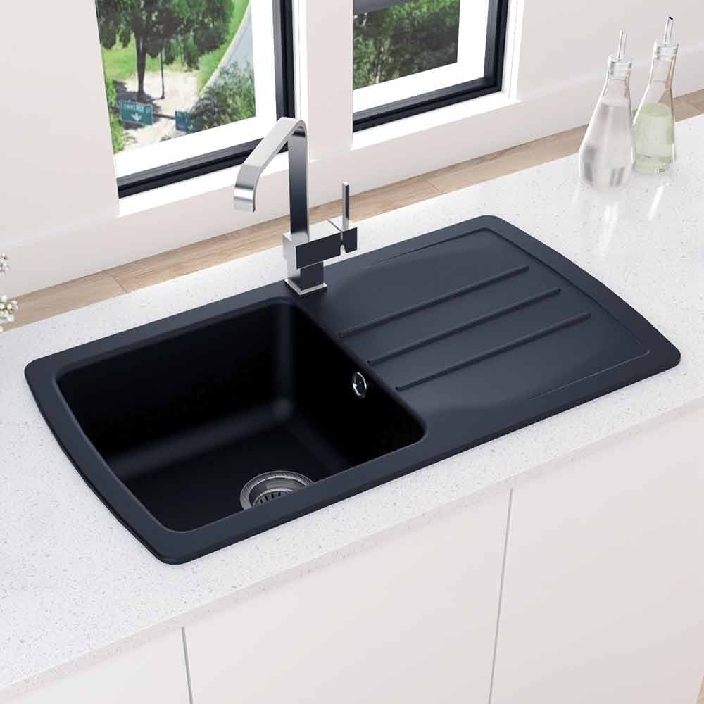 Astini Harrison 1.0 Bowl Composite Synthetic Kitchen Sink & Waste - Image 3