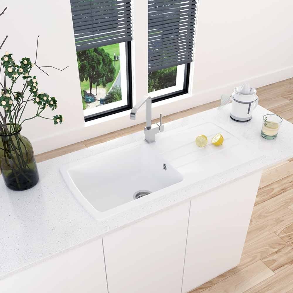 Astini Harrison 1.0 XL Bowl Composite Synthetic Kitchen Sink & Waste - Image 3