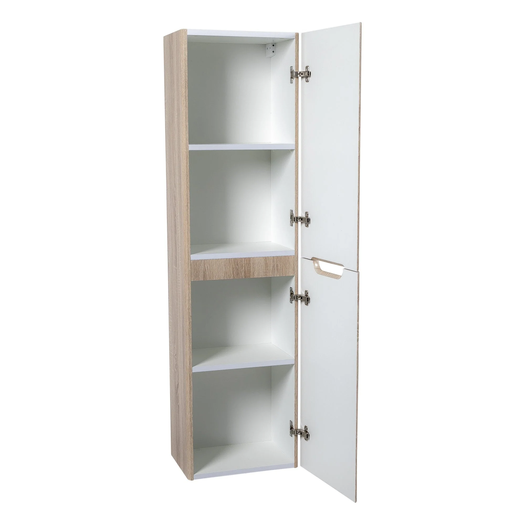 Astini Monza 400mm Country Oak Wall Hung Tall Unit - Image 3