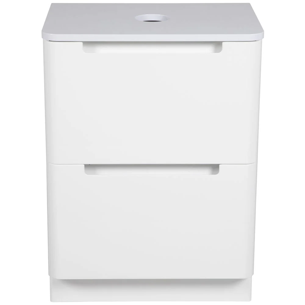 Astini Monza 600mm White Gloss Conter Top - Image 2
