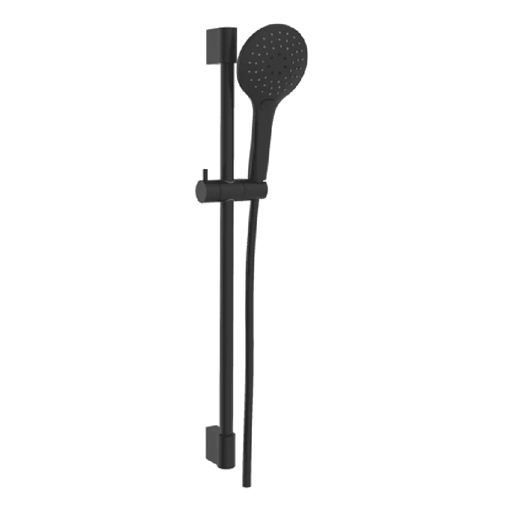 Astini Orca Black Round 3 Spray Shower Riser Kit