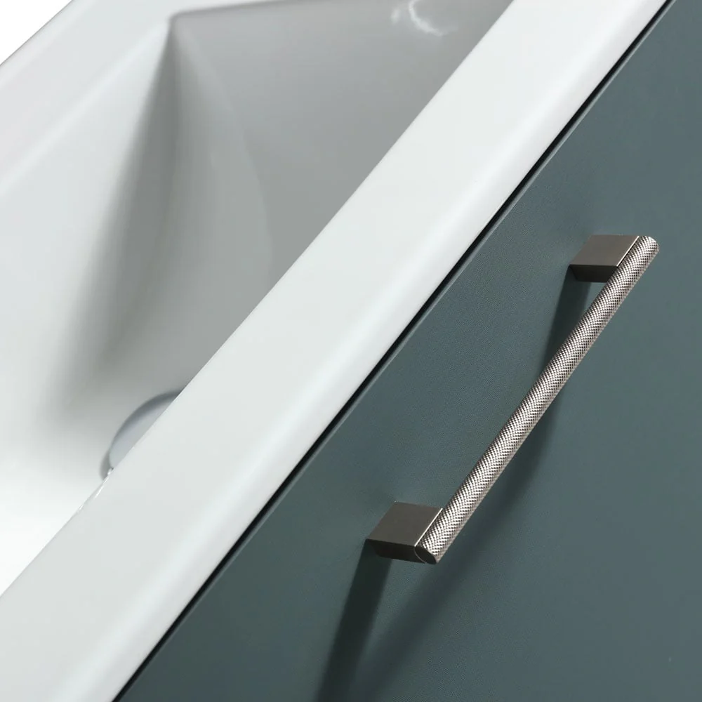 Astini Piatta 600mm Smoked Sage Wall Hung Vanity Unit & Basin - Image 4