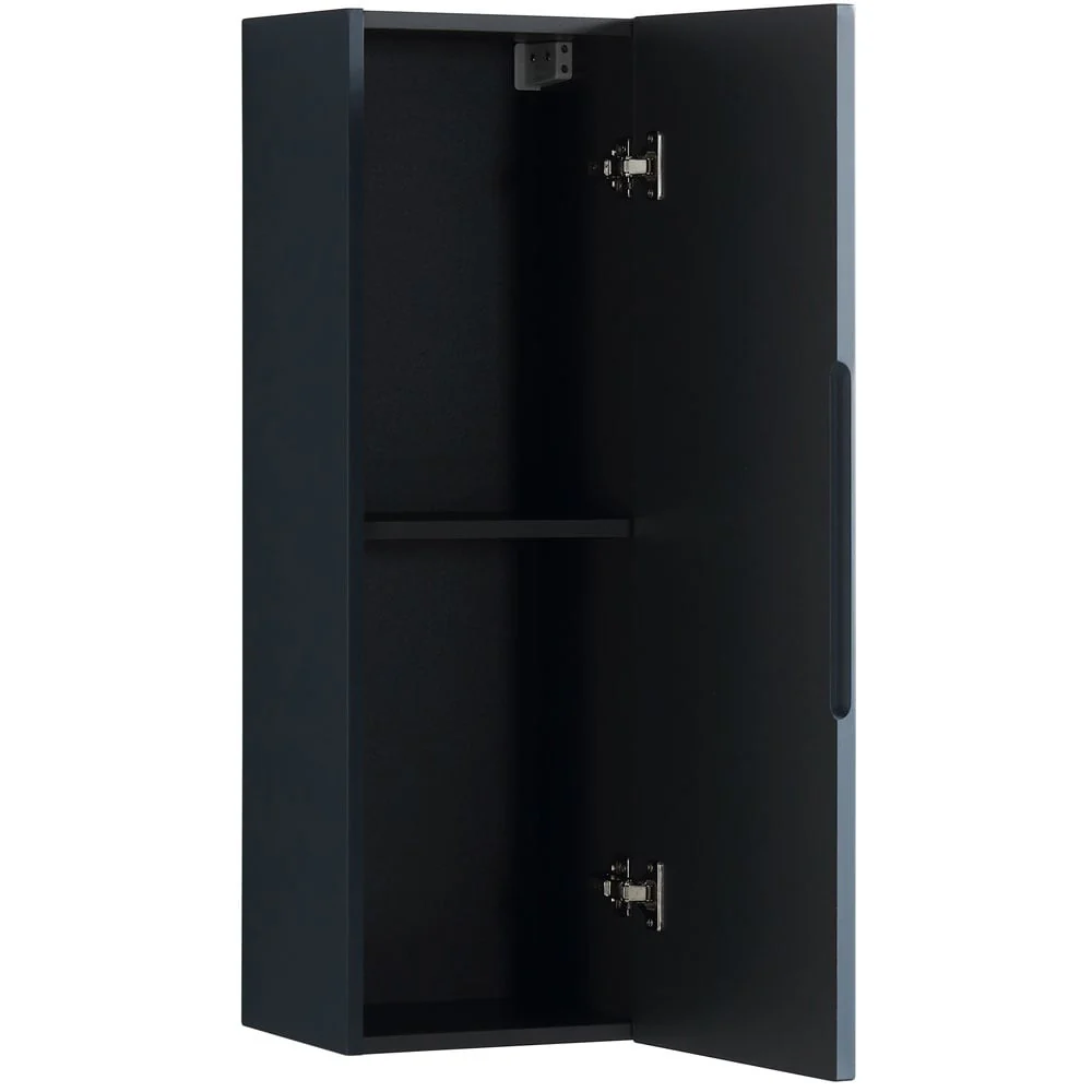 Astini Piatta 900mm Midnight Shadow Wall Mounted Tall Cabinet - Image 4