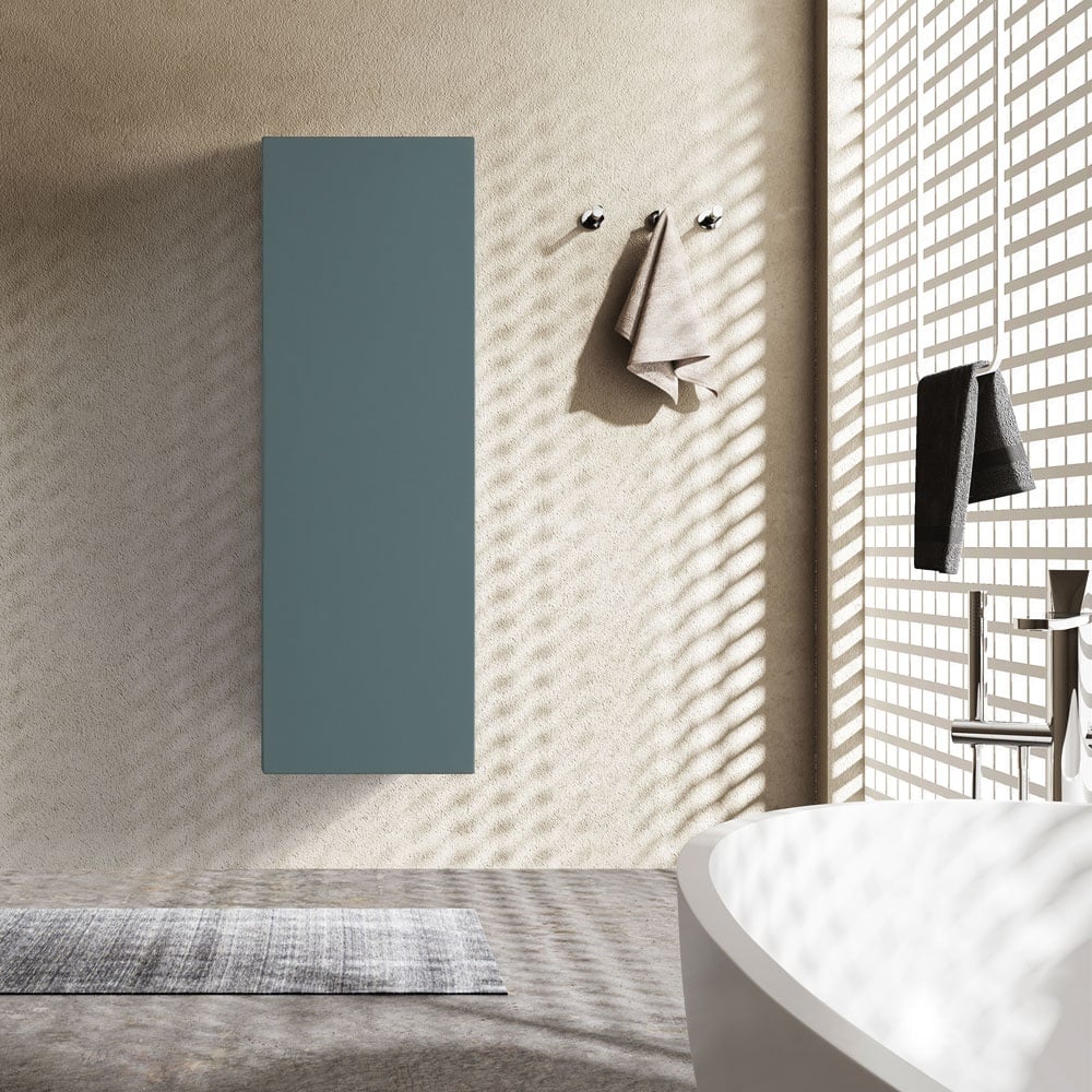 Astini Piatta 900mm Smoked Sage Wall Mounted Tall Cabinet - Image 6