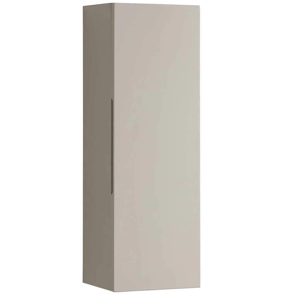 Astini Piatta 900mm Soft Coffee Wall Mounted Tall Cabinet - Image 2