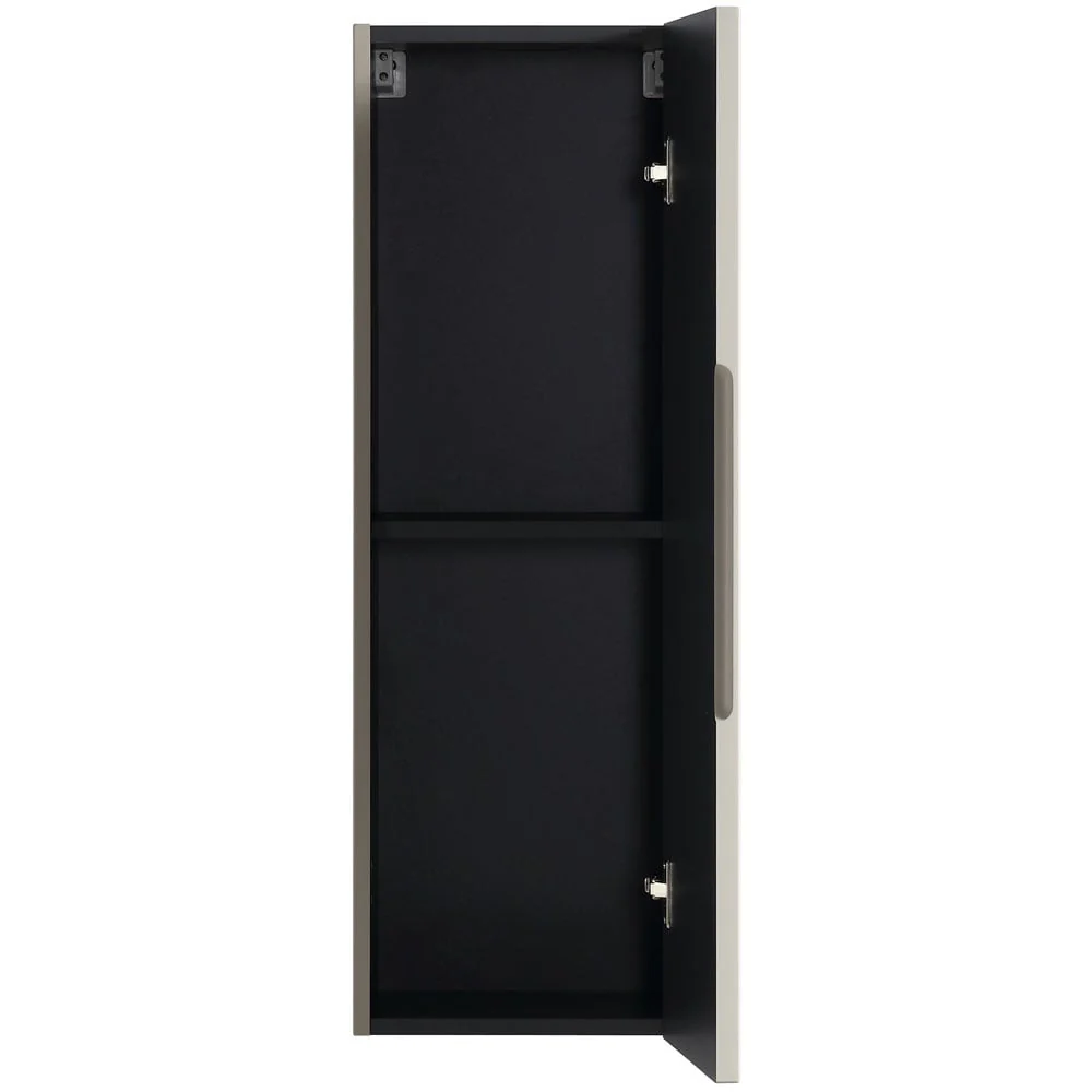 Astini Piatta 900mm Soft Coffee Wall Mounted Tall Cabinet - Image 3