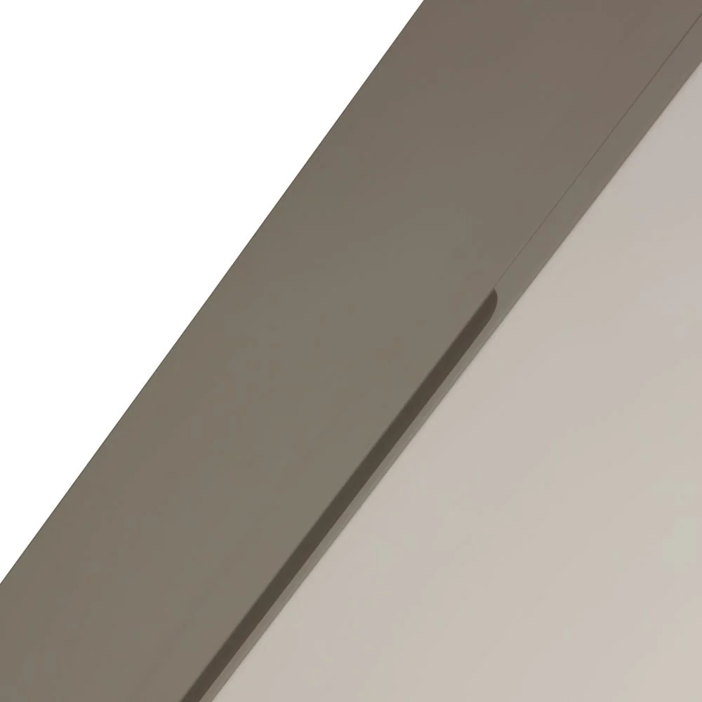 Astini Piatta 900mm Soft Coffee Wall Mounted Tall Cabinet - Image 5