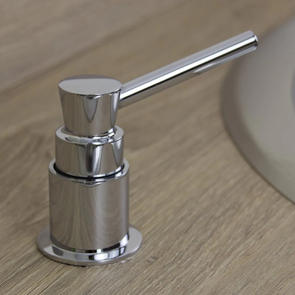 Astini Polished Chrome 270ml Integrated Kitchen Sink Soap Dispenser 202/CH - Image 2