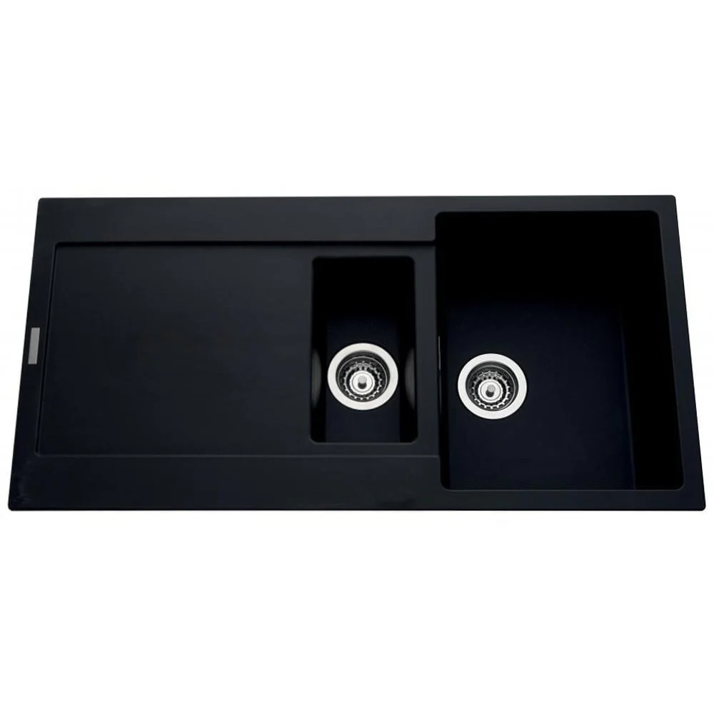 Astini Quadro 1.5 Bowl Granite Reversible Kitchen Sink & Waste - Image 6