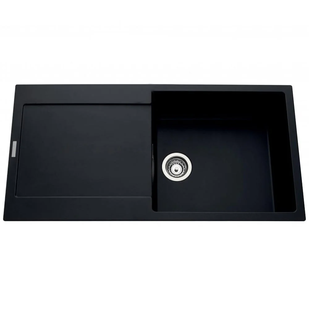 Astini Quadro XL 1.0 Bowl Granite Kitchen Sink & Cosmo 5E Tap Set - Image 6