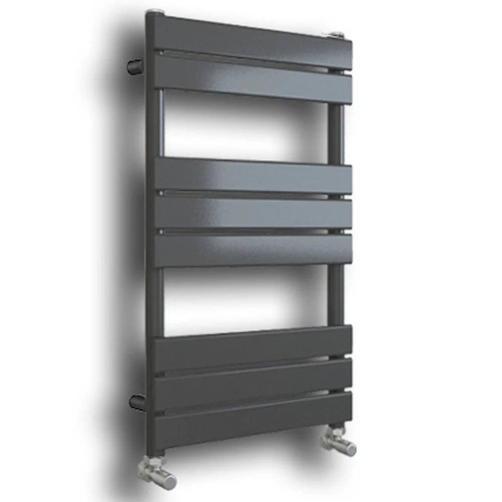 Astini Queenstown 800x450mm Grey 350W Designer Radiator Heated Towel Rail TIS2089