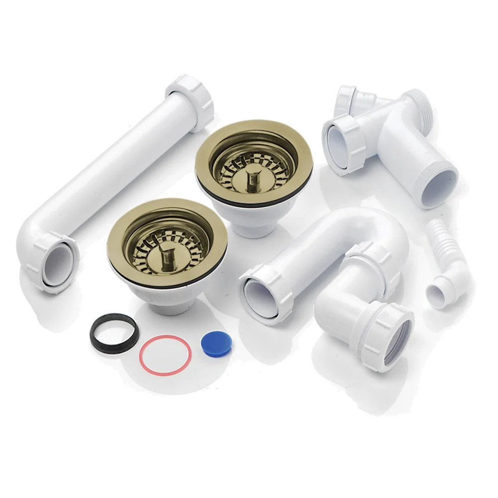 Astini RAK Rangemaster 1.5 Bowl Waste & Plumbing Kit No Overflow WPAK3 - Image 3