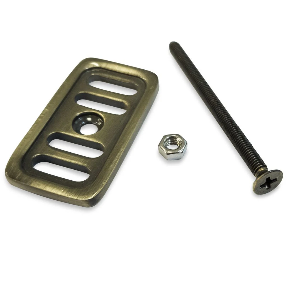 Astini, RAK, Rangemaster, Caple Square Ceramic Sink Overflow Cover Plate Collection - Image 3