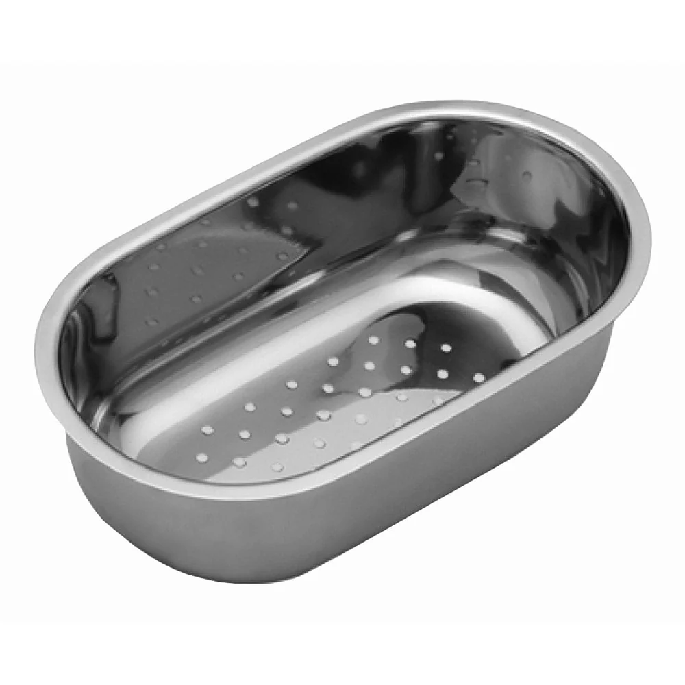 Astini Renzo 1.5 Bowl Brushed Stainless Steel Undermount Reversible Kitchen Sink, Waste & Colander - Image 11